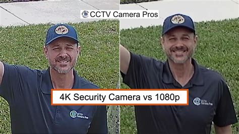 4K Security Camera vs 1080p