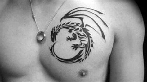 Top 89+ small dragon tattoo on chest - thtantai2