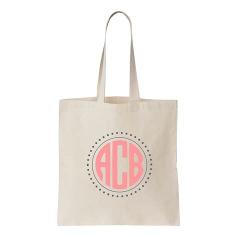 Personalized Canvas Tote Bag with Monogram | Personalized Wedding ...