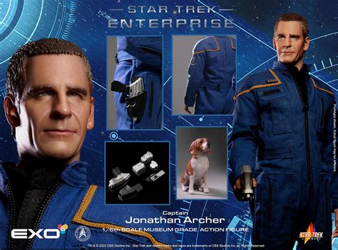 EXO-6 Launches STAR TREK: ENTERPRISE Character Crew with Captain Jonathan Archer — and His ...