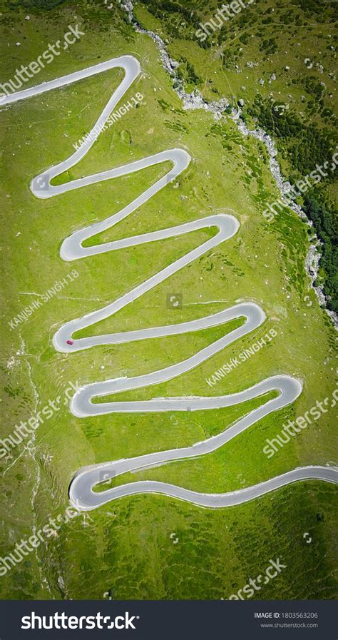 Road Zig Zag Manner Stock Photo 1803563206 | Shutterstock