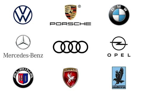 German Car Brands Names - List And Logos Of German Cars