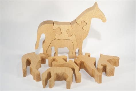 Personalized Horse Toys, Wooden Horse Puzzle, Educational Gifts for ...