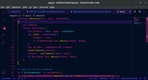 Best VS Code Dark Themes - 2020 Edition — Amit Merchant — A blog on PHP, JavaScript, and more