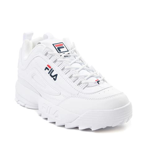 Womens Fila Disruptor 2 Premium Athletic Shoe - White | Journeys