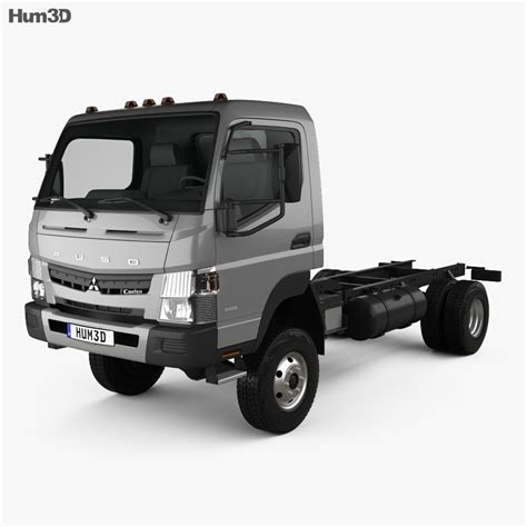 Mitsubishi Fuso Canter Chassis Truck 2016 3D model - Vehicles on Hum3D