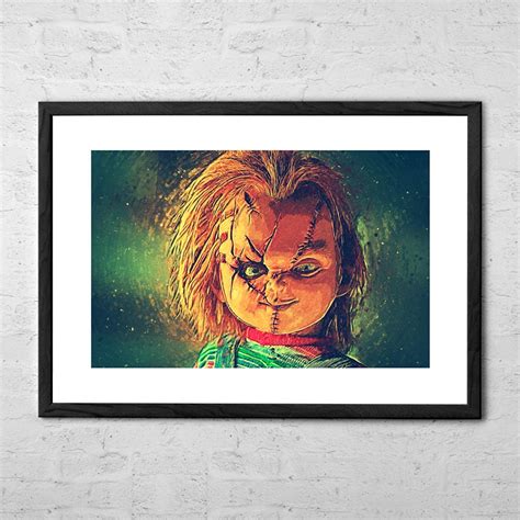 Chucky Illustration Chucky Doll Movie Poster Horror | Etsy