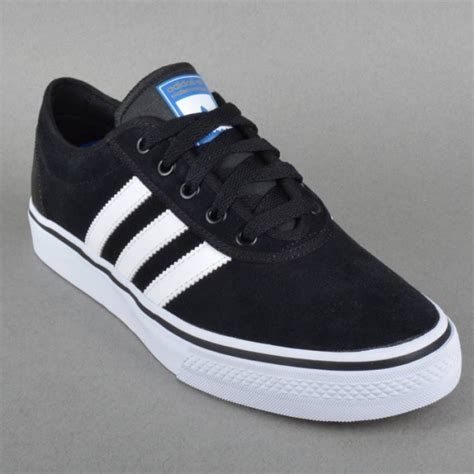 Adidas Skateboarding Adi-Ease ADV Skate Shoes - Core Black/FTW White/Blue Bird - Adidas ...