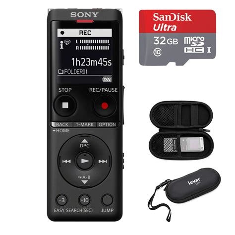 Sony ICD-UX570 Digital Voice Recorder (Black) ICDUX570BLK, 55% OFF