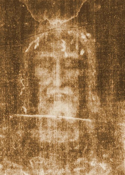 Shroud of Turin Holy Face of Jesus Mixed Media by Miraculous Image