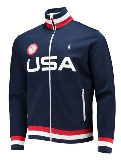 Team USA Track Jacket - Team USA Track Blue Jacket