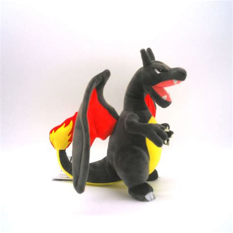 TAKARA TOMY New 24cm Shiny Charizard Plush Toys Pokemon XY Fire Dragon Anime Movies Posket ...