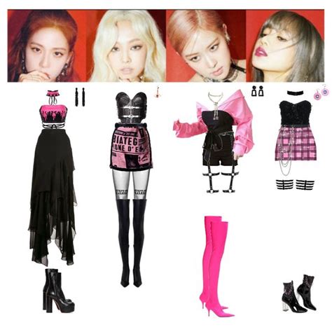 Fashion set BLACKPINK kick it created via | Kpop fashion outfits, Kpop ...