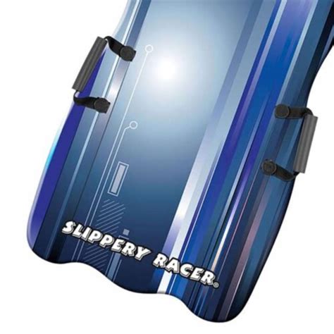 Slippery Racer Downhill Falcon Kids Foam Toboggan Snow Sled, Midnight ...