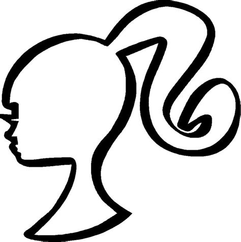 Barbie Silhouette - ClipArt Best