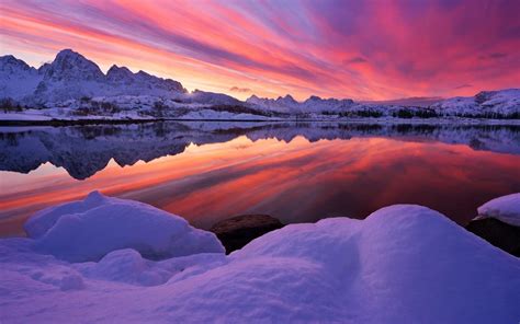 Snow Sunset Wallpapers - Top Free Snow Sunset Backgrounds - WallpaperAccess