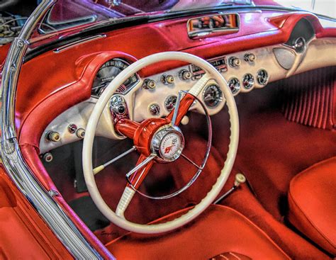 1954 Corvette Interior Photograph by Floyd Snyder - Fine Art America