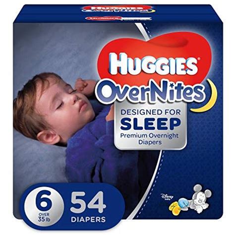 HUGGIES OverNites Diapers, Size 5 (27 lb) , Overnight Diapers, Giga Jr Pack, 66 Count ...