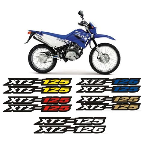 Swingarm Swing Arm Stickers Decals Stripes For Yamaha Xtz 125 Xtz125e ...