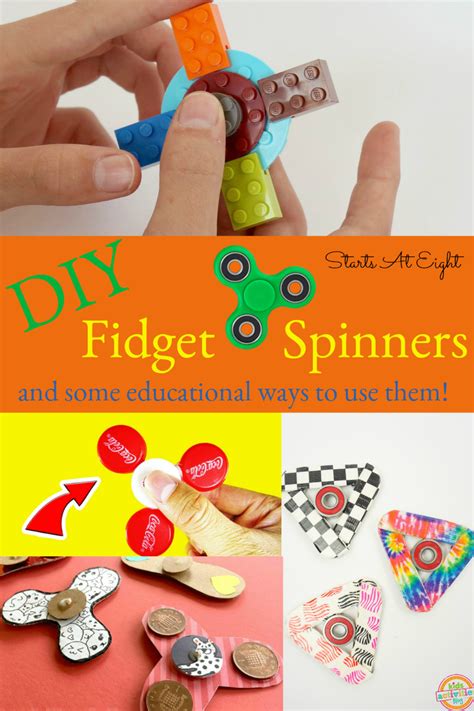 4+ DIY Fidget Spinners - StartsAtEight