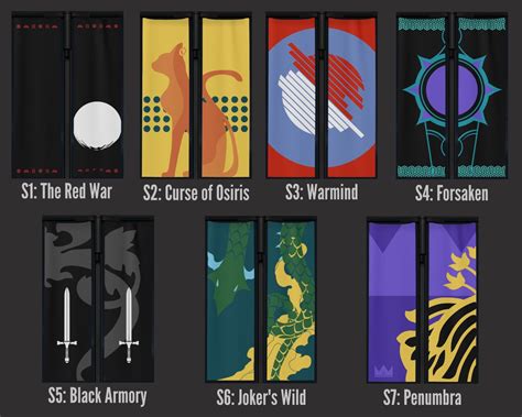 Updating Clan Banners Every Season: Celebrating 7+ Seasons of Destiny 2! : DestinyTheGame