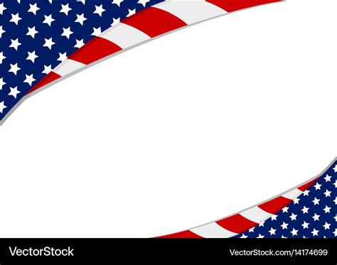 Usa flag design on white background Royalty Free Vector