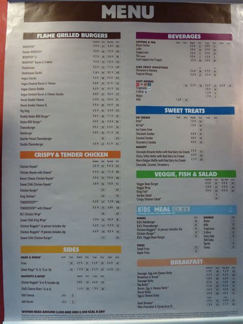 Burger King Menu Prices UK – Price List [updated June 2022]