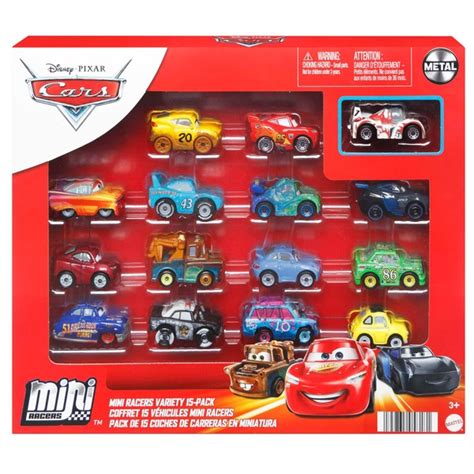 Disney Pixar Cars Mini Racers Variety 15 pack Toy Cars | Smyths Toys UK