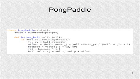 Mobile Programming in Python: 32. Pong Game