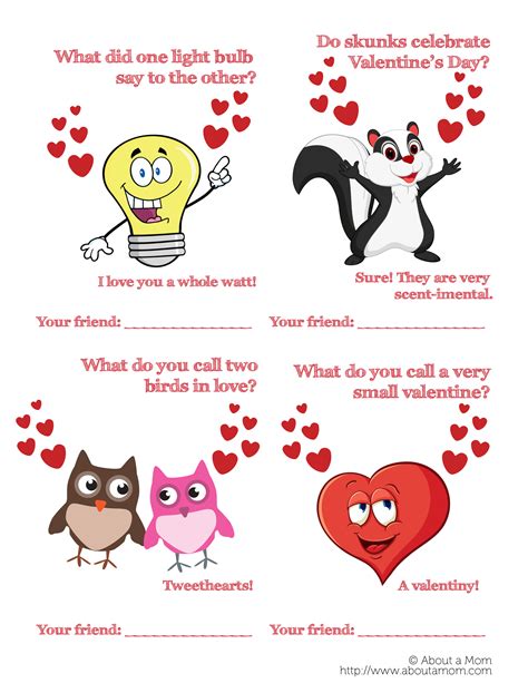 Free Printable Funny Valentine's Day Cards - About a Mom