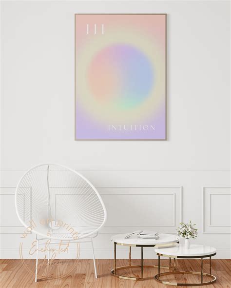 Angel Number 111 Print - Pastel Gradient Wall Art