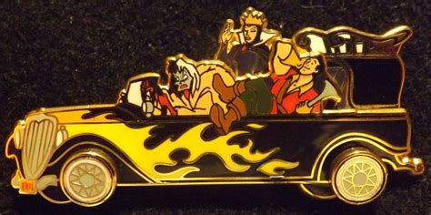 7536 - Villains - Characters in Their Cars - Disneyland Resort Paris Disney Pin