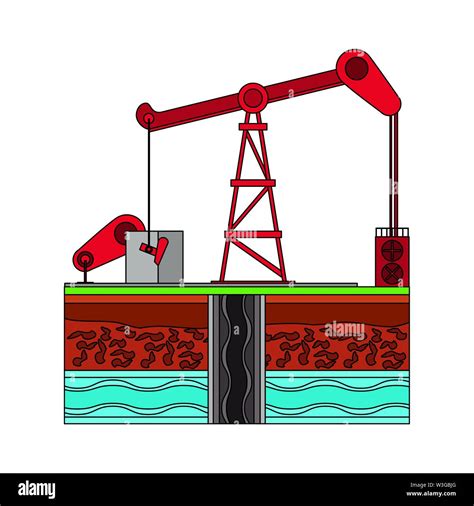 oil refinery gas factory cartoon Stock Vector Image & Art - Alamy