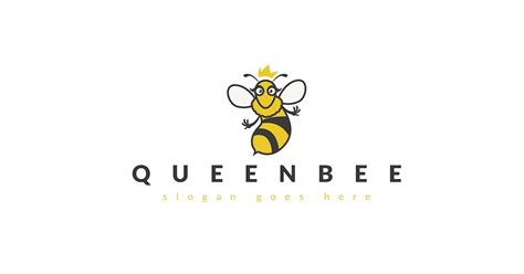 Queen Bee Logo Template by Slidehack on Envato Elements