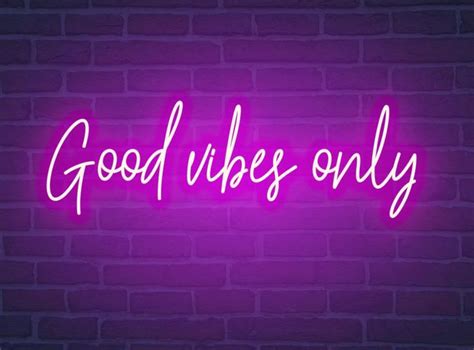 Good Vibes Only Neon Sign,good Vibes Only Neon Light Sign,good Vibes Only Led Sign,good Vibes ...