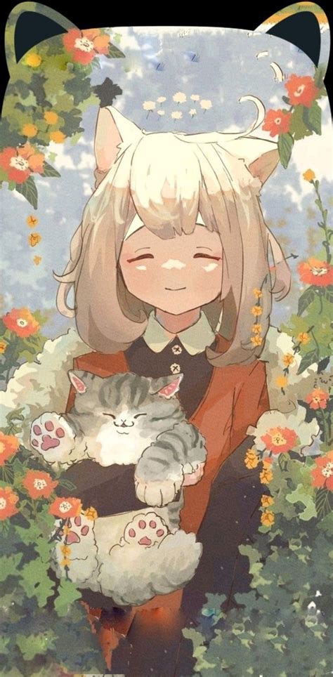 おいも on Twitter | Anime cat ears, Cute anime cat, Cute drawings