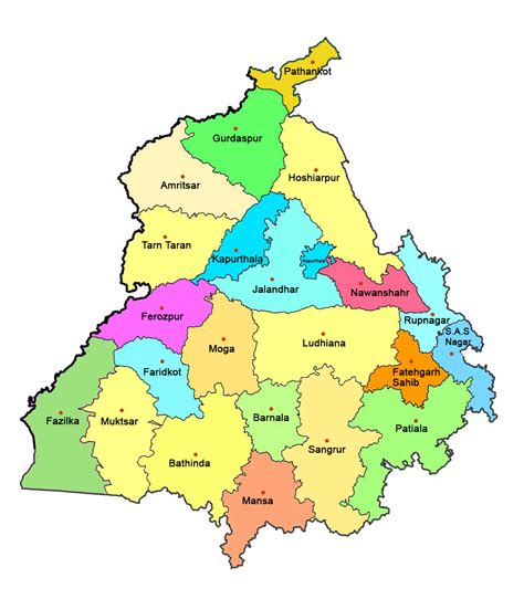 Punjab Map Districts In Punjab Map Punjab Map Wallpaper India | Images ...