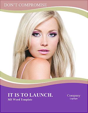 A beautiful blond woman with blue eyes powerpoint template Word Template & Design ID 0000062519 ...