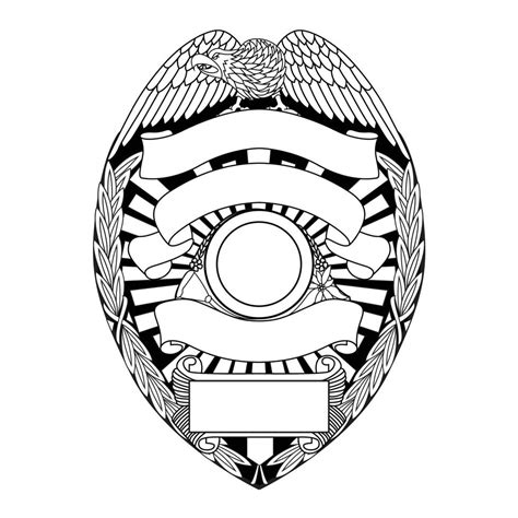 vector illustration of Security Police badge 10996859 Vector Art at ...