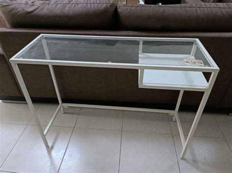 Glass IKEA Desk, Furniture & Home Living, Furniture, Tables & Sets on ...