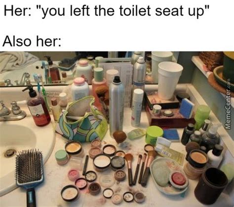 Her: “you Left The Toilet Seat Up”… meme | Webcomics by Comics Gone Bad - Home of Joovia