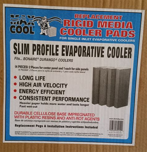 Air Conditioners Tools Bonaire Durango Window Evaporative Cooler Pads 6280116sp