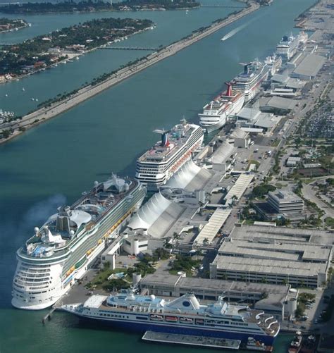 miami-cruise-port-terminals | Cruise port, Best cruise ships, Cruise ship