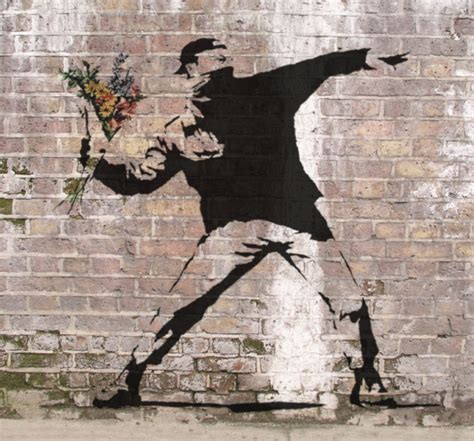 Banksy Flower Thrower | Banksy Art Gallery