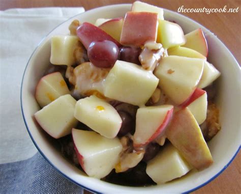 Apple Fruit Salad - The Country Cook