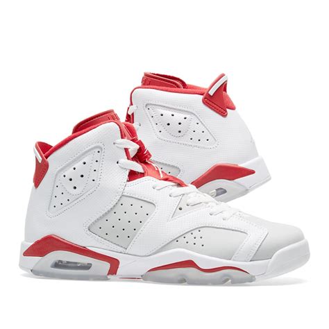 Nike Air Jordan 6 Retro White, Gym Red & Pure Platinum | END. (US)