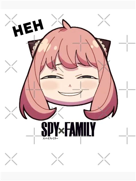 "SPY X FAMILY, Anya Forger, Cute Anya, Anya Heh, Anya Meme Anime" Poster for Sale by LARSOGAN ...