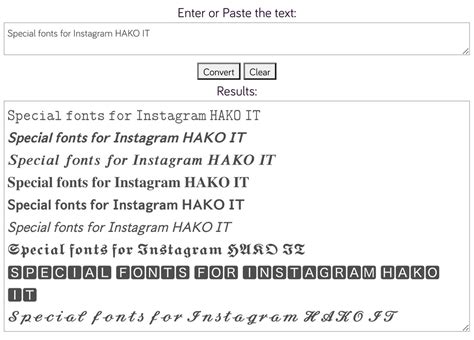 Font for Instagram Copy and Paste | Social Media - Hako IT