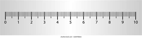 10 Centimeters Ruler Measurement Tool Numbers Stock Vector (Royalty Free) 1202958661 | Shutterstock