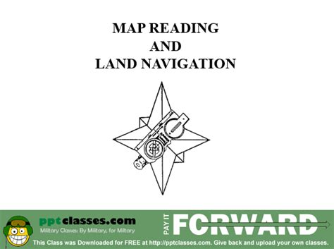 Map Reading and Land Navigation - PowerPoint Ranger, Pre-made Military PPT Classes